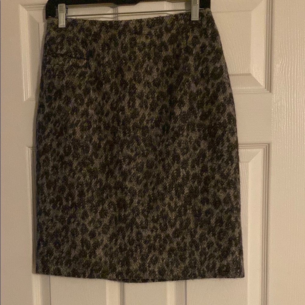 Louis Vuitton leopard print pencil skirt size 38